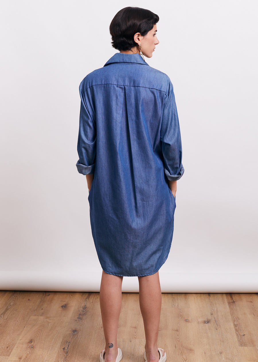 The kimono dress | Denim