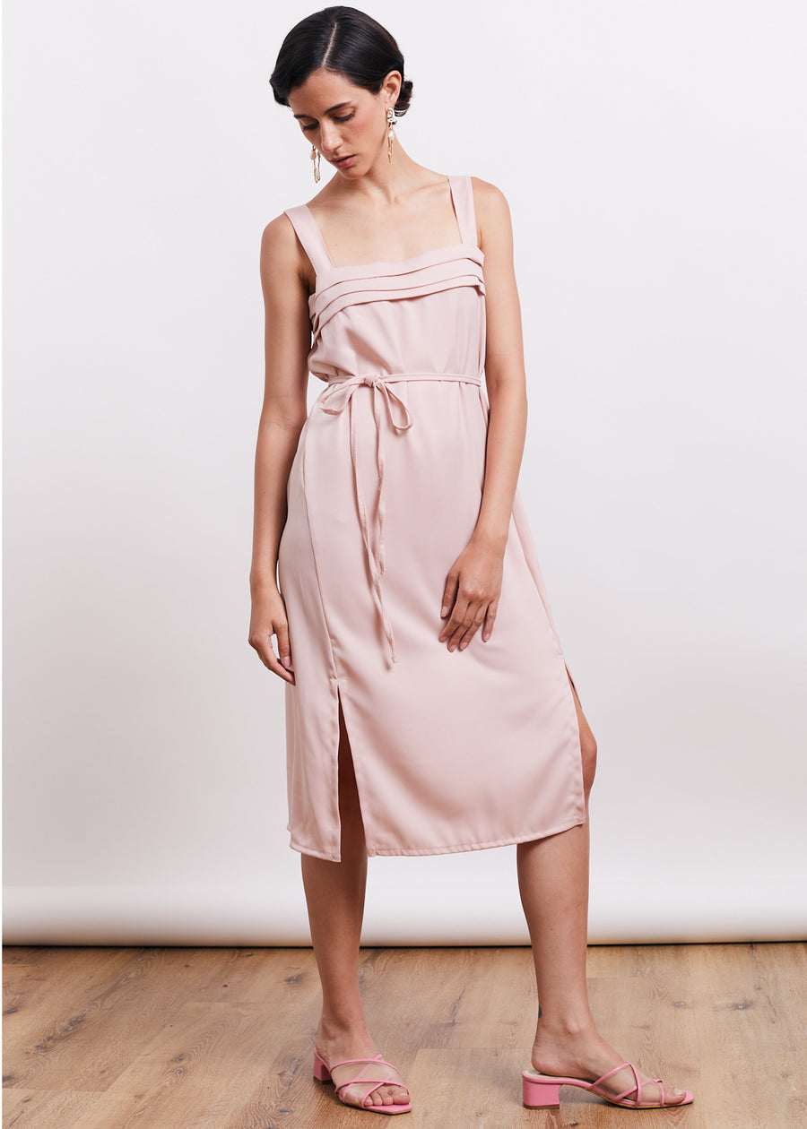 Camille dress | Powder pink