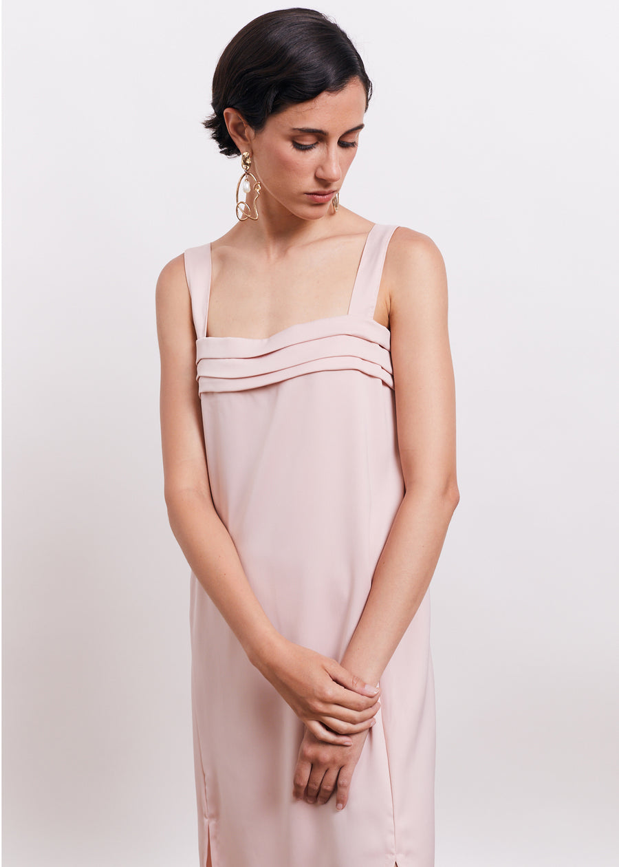 Camille dress | Powder pink