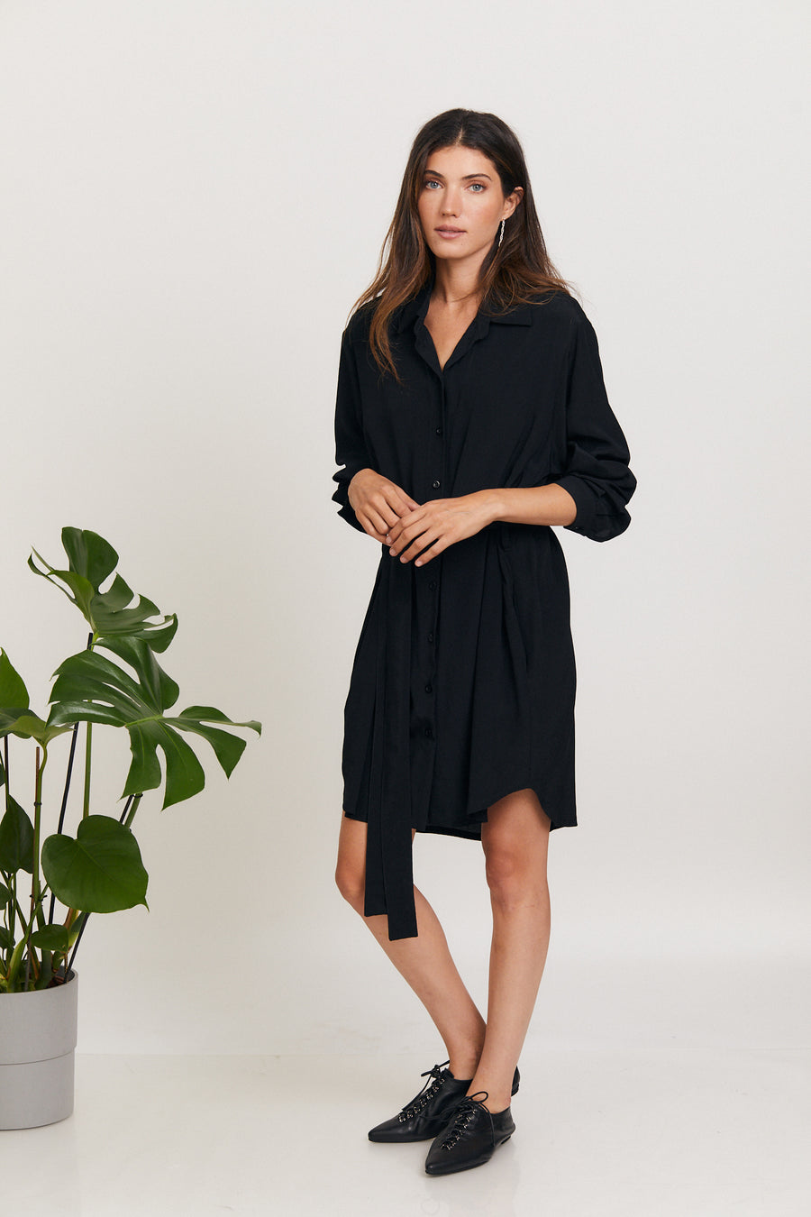 The kimono dress | Black