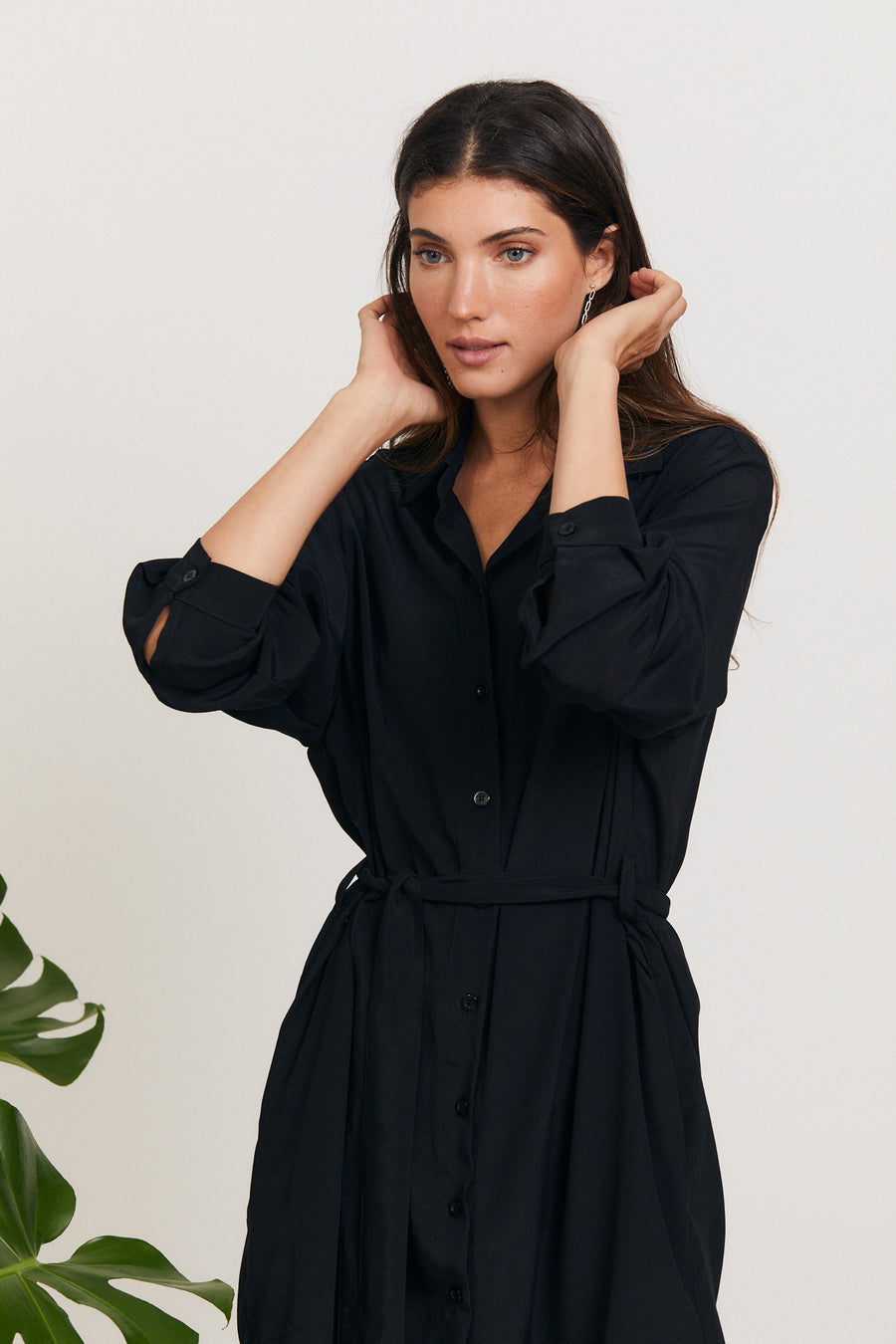 The kimono dress | Black