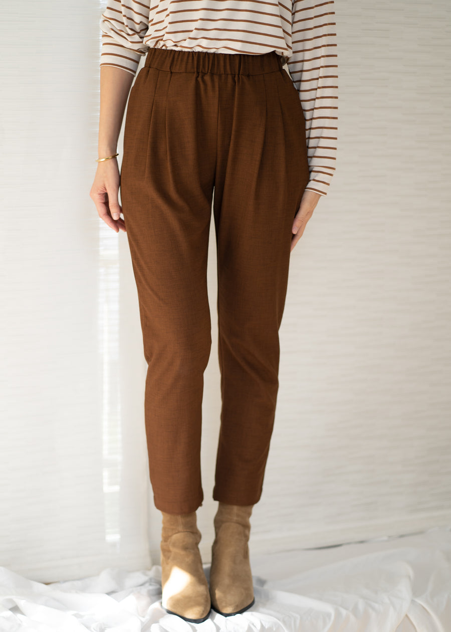 Vega pants | Chocolate brown