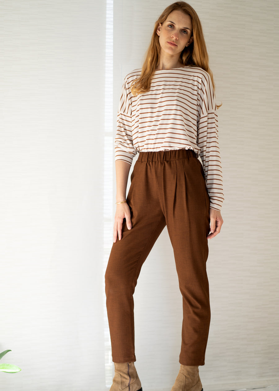 Vega pants | Chocolate brown